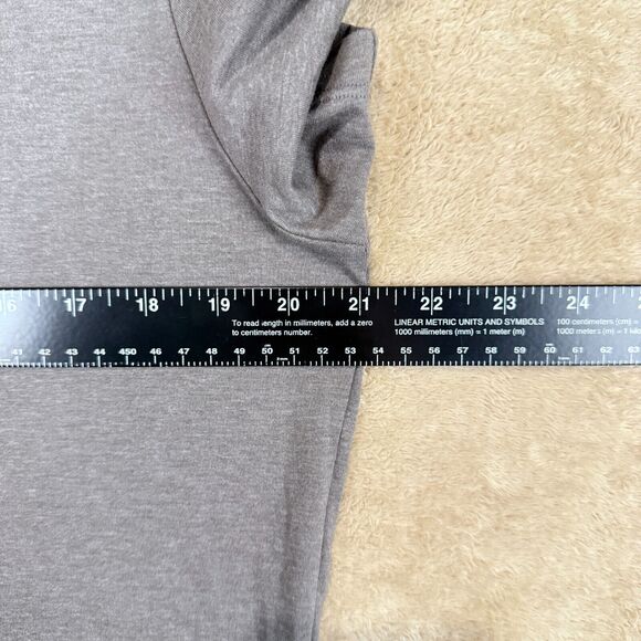 Columbia T-Shirt Mens L Brown Neutral Short Sleeve Shirt Crew Neck Graphic Logo - Picture 6 of 7